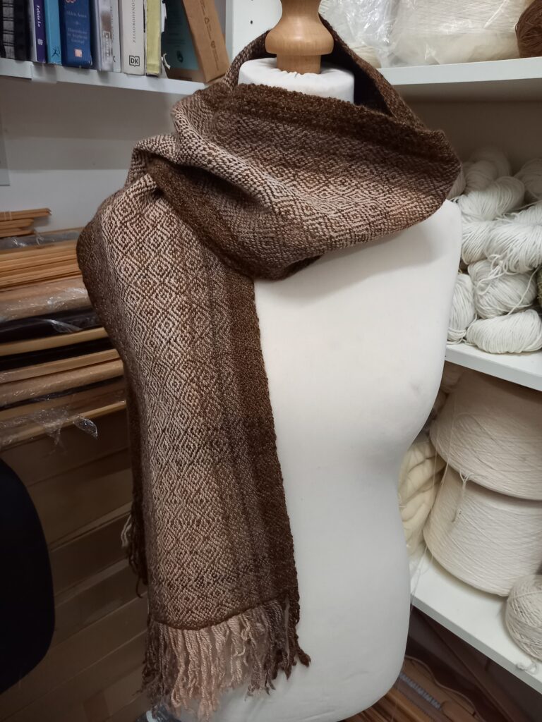 Finished Diamond Twill Scarf Studio